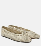 Le Monde Béryl Regency woven leather ballet flats