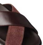 Mr P. - Leather and Suede Sandals - Brown