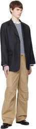 nanamica Beige Ripstop Cargo Pants