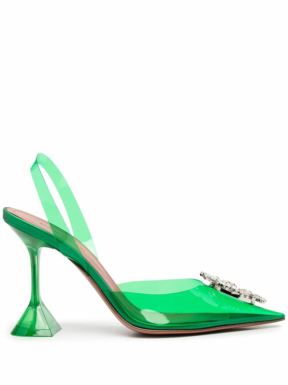 AMINA MUADDI - Begum Glass Slingback Pumps Amina Muaddi