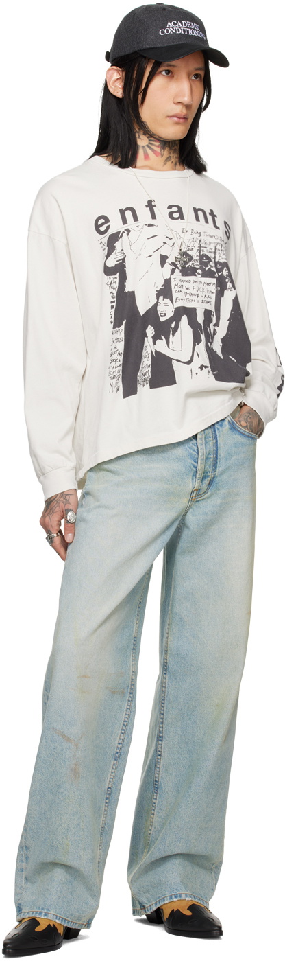 Enfants Riches Déprimés Off-White Graphic Long Sleeve T-Shirt