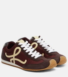 Loewe Ballet Runner 2.0 suede-trimmed sneakers