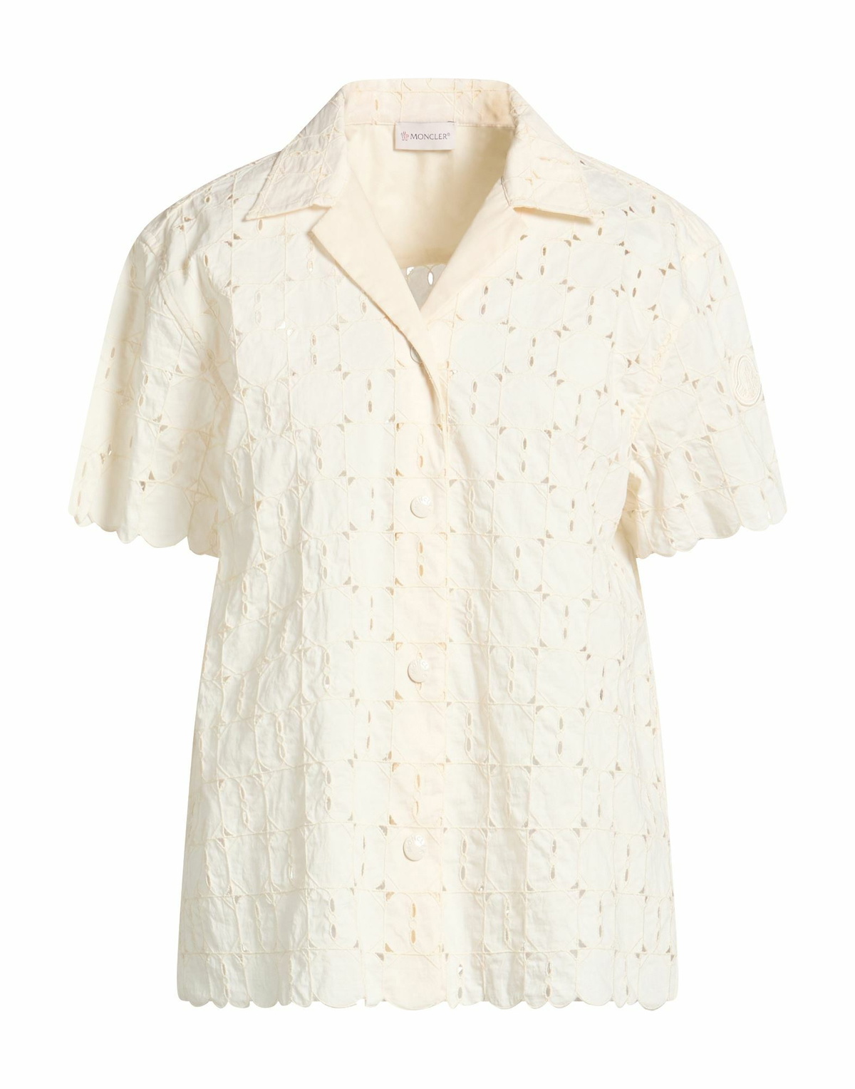 Moncler Womens Shirt Ivory