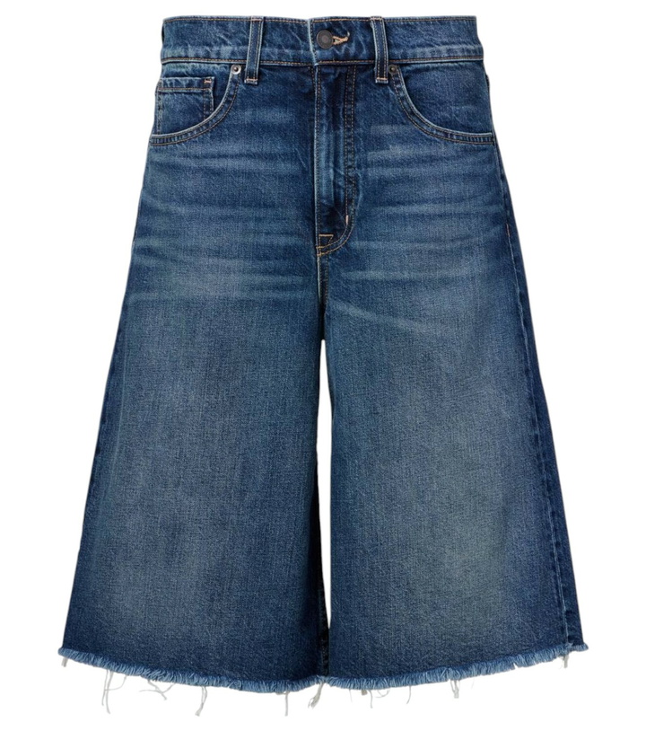 Photo: Nili Lotan High-rise denim shorts