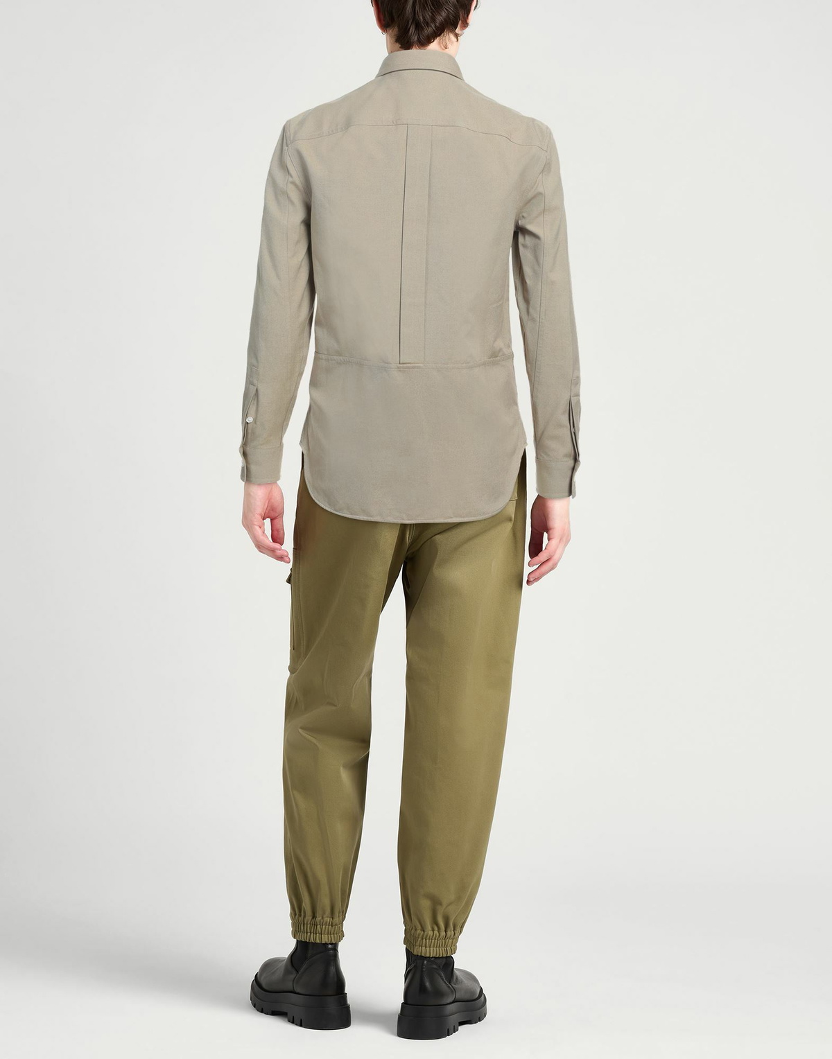Mcqueen Mens Shirt in Beige