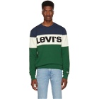 Levis Blue Colorblock Sweatshirt