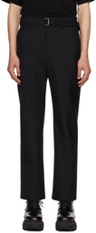 sacai Black Suiting Bonding Trousers