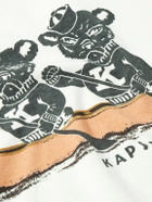 KAPITAL - Slim-Fit Printed Cotton-Jersey T-Shirt - Gray