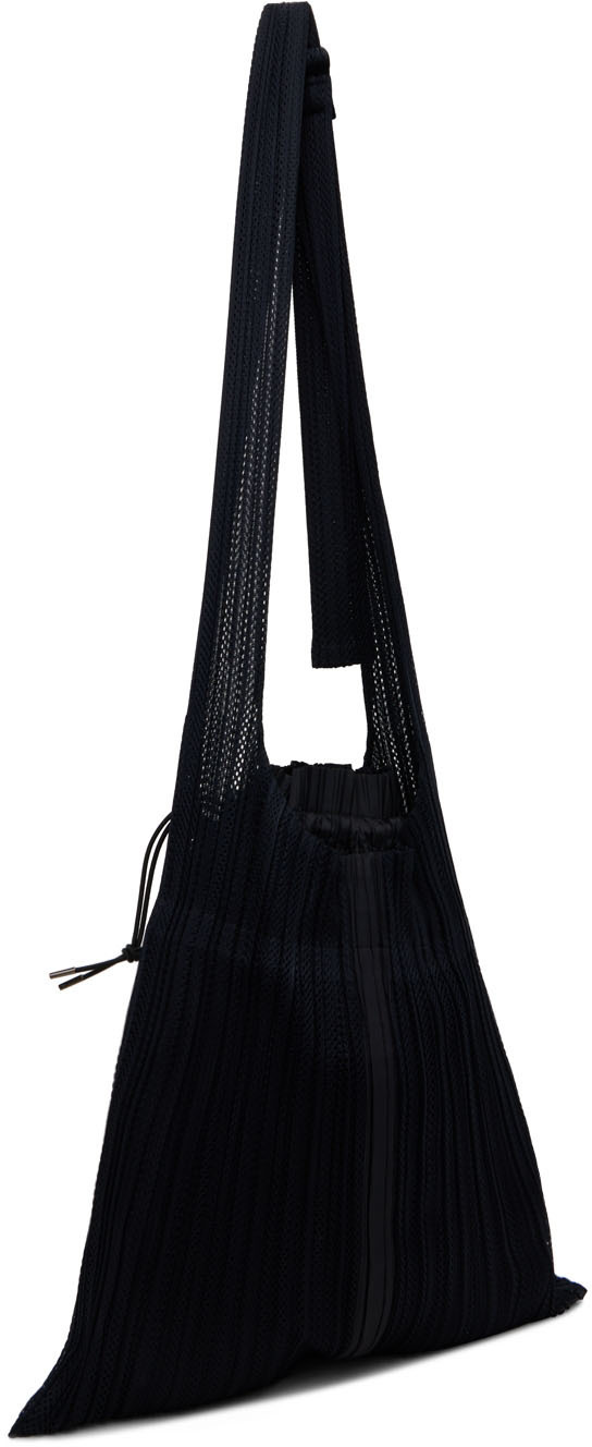 Pleats Please Issey Miyake Black Drawstring Shoulder Bag Pleats Please ...