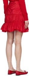 Molly Goddard Red Carol Miniskirt