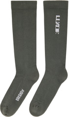 Rick Owens DRKSHDW Gray Luxor Socks