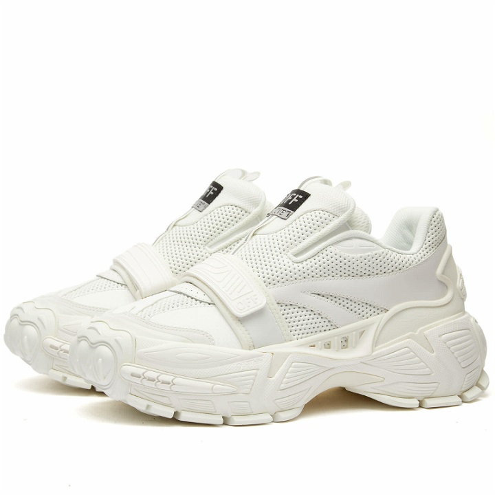 Photo: Off-White Men's Glove Slip On Sneakers in White