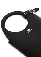 Courrèges Slim Holy Leather Bucket bag - Black - One Size