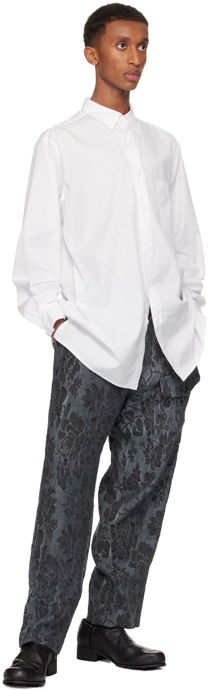 UMA WANG Gray Paxton Trousers