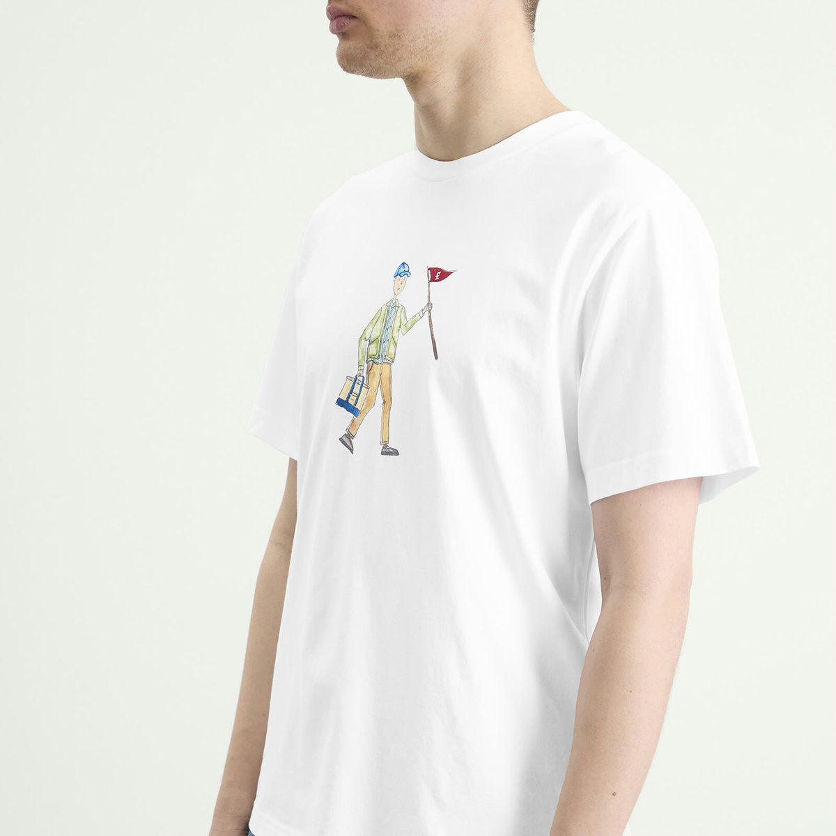 Foret Men's Patrol T-Shirt in White