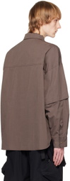 meanswhile Brown Trinity Shirt
