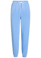Polo Ralph Lauren Logo-embroidered Cotton-blend Sweatpants Light Blue