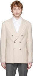 Brunello Cucinelli Beige Classic Blazer