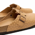 Birkenstock Men's Boston Bone Embossed - 50th Anniversary Clog - Natural