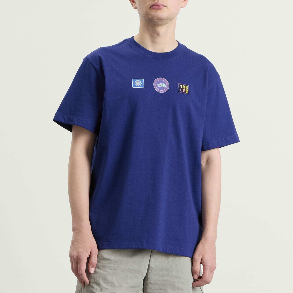 The North Face Men's Explorer Badges Relaxed T-Shirt in Bold Blue