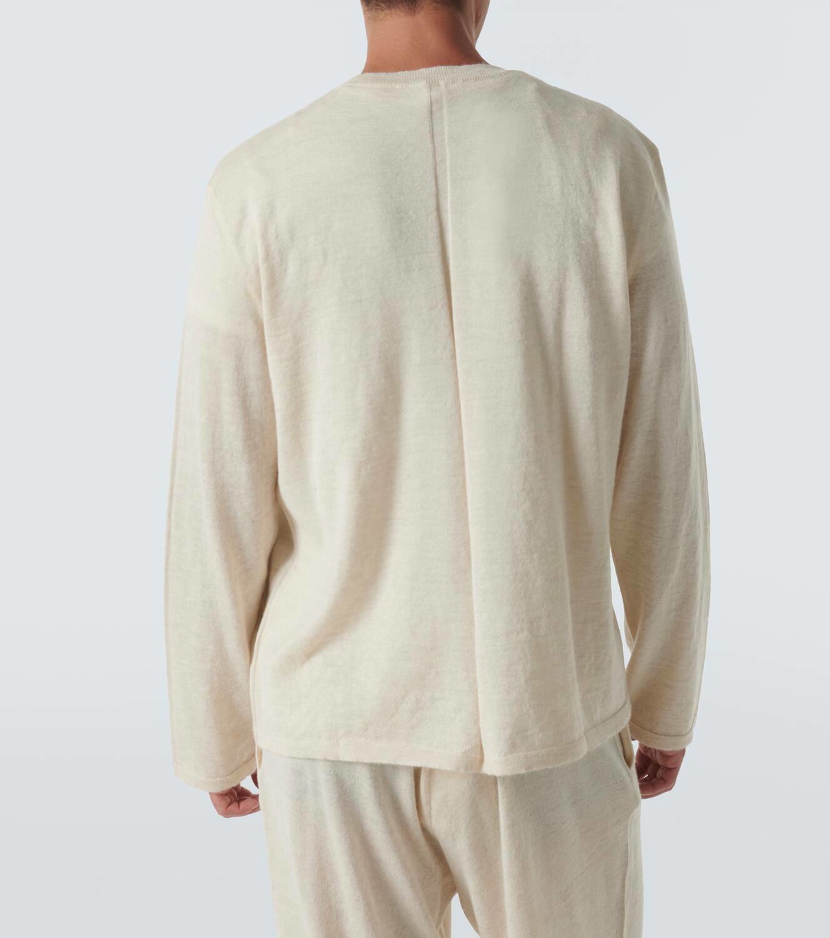 The Row Ennio wool and silk top The Row