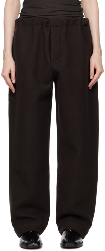 Photo: Meta Campania Collective Brown Ed Unlined Trousers