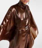 Taller Marmo Cigar belted wool-blend kaftan