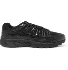 Nike - P-6000 Leather, Mesh and Rubber Sneakers - Black