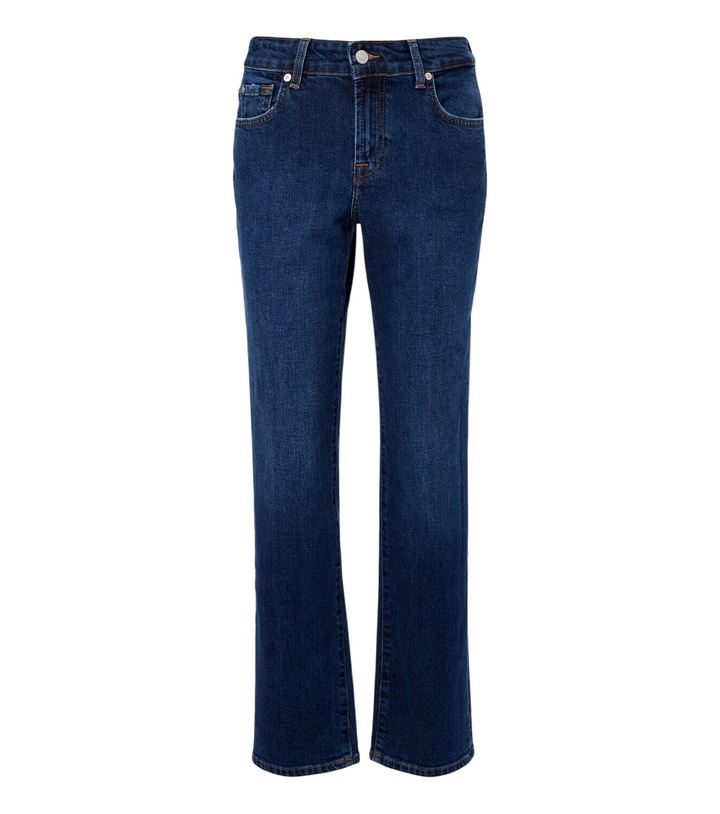 Photo: 7 For All Mankind Calie straight jeans