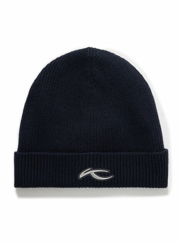 Photo: Kjus - Logo-Appliquéd Ribbed-Knit Beanie