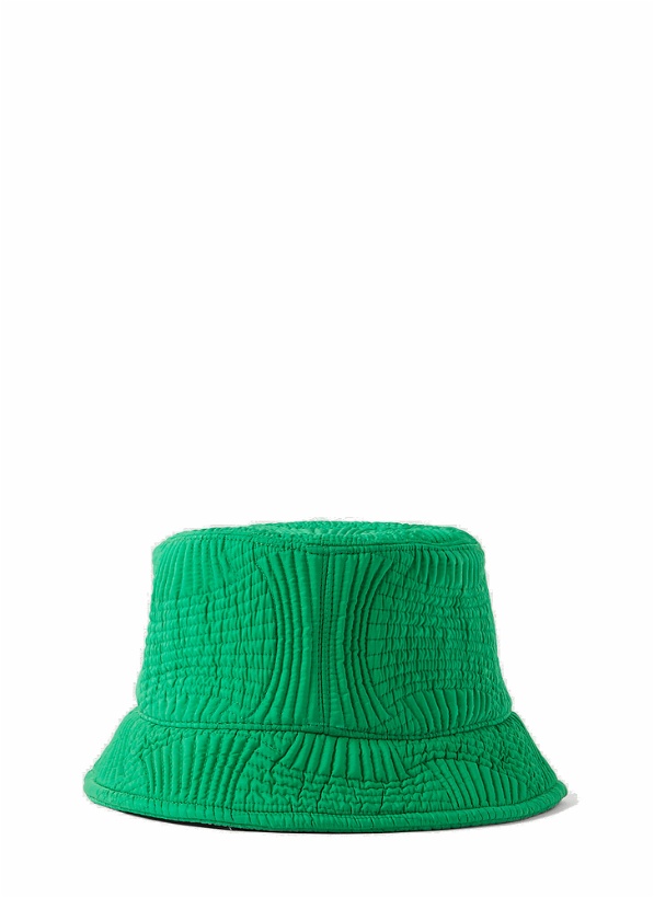 Photo: Quilted Bucket Hat in Green