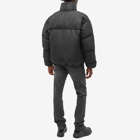 Alexander McQueen Men's Back Split Logo Puffer Jacket in Black