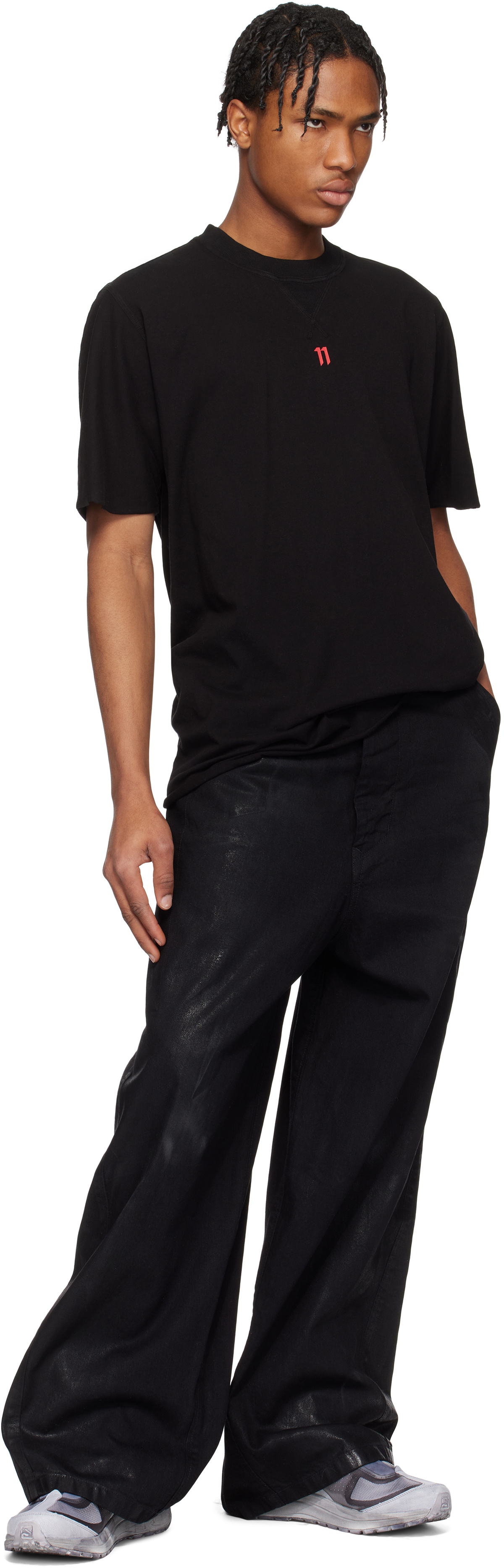 11 by Boris Bidjan Saberi Black 11 Logo TS9 T-shirt