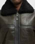 Samsøe & Samsøe X Schott SABOY JACKET Brown Mens Bomber Jacket