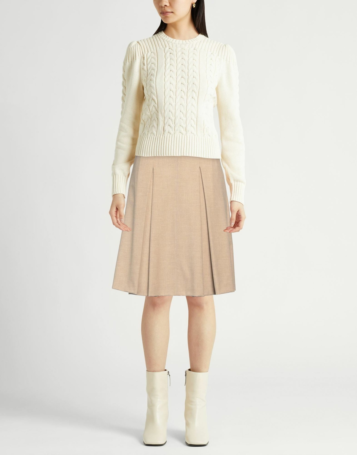 Peserico Womens Mini skirt Sand
