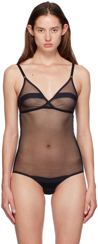 Photo: Yasmine Eslami Black Serena Bodysuit