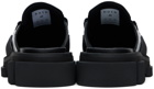 both Black Gao Metal Logo Loafers