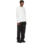 D.Gnak by Kang.D White Back Tie Long Sleeve T-Shirt