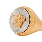 Versace Women's Medusa Head Ring in Gold