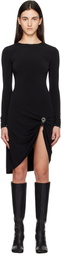 Coperni Black Suspended Midi Dress