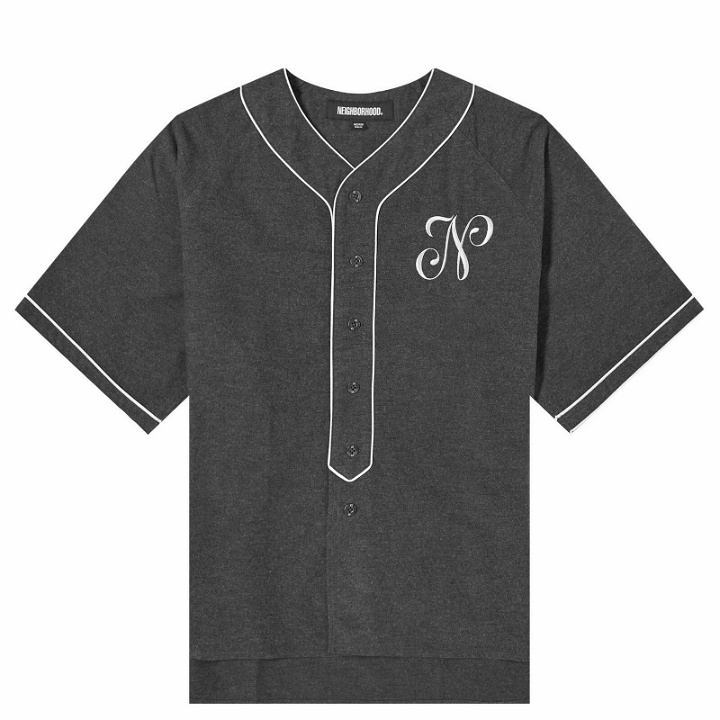 Photo: Neighborhood Men's Baseball Shirt in Black