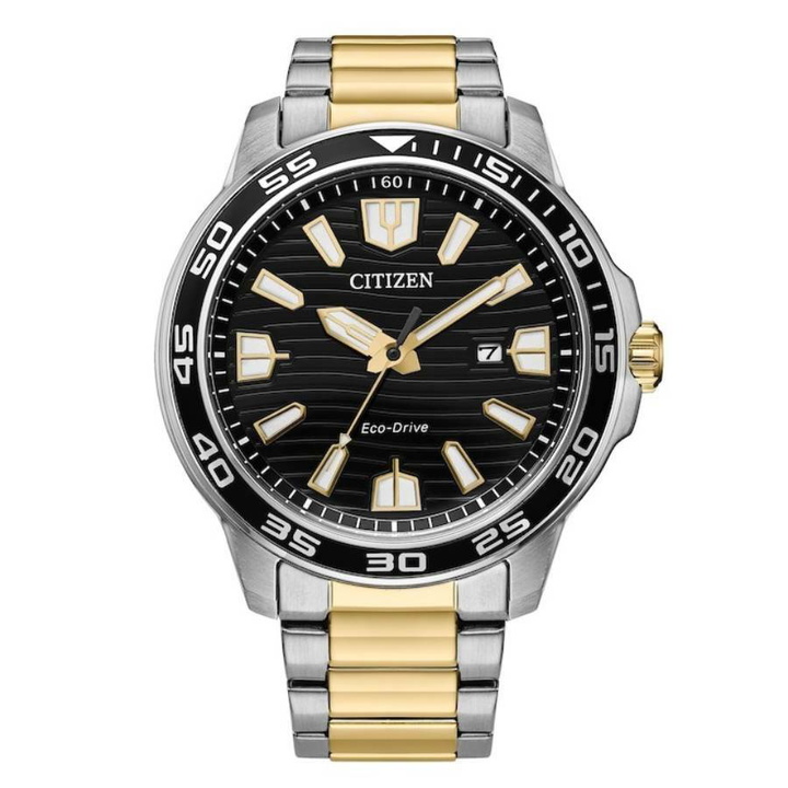 Photo: Citizen Eco-Drive Black Dial Mens Watch AW1706-52E