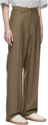 LEMAIRE Taupe Straight Trousers