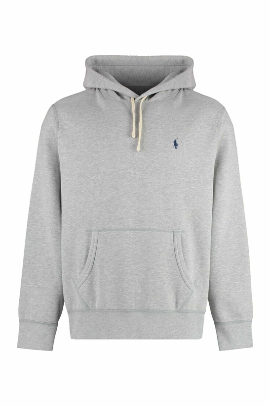 Photo: Polo Ralph Lauren Logo Embroidered Rib Trim Hoodie