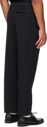 Simone Rocha Black Bow Waist Straight Leg Trousers