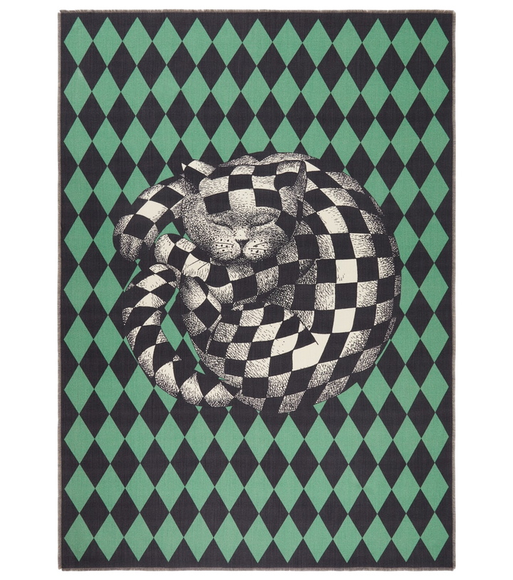 Photo: Fornasetti Argyle wool blanket