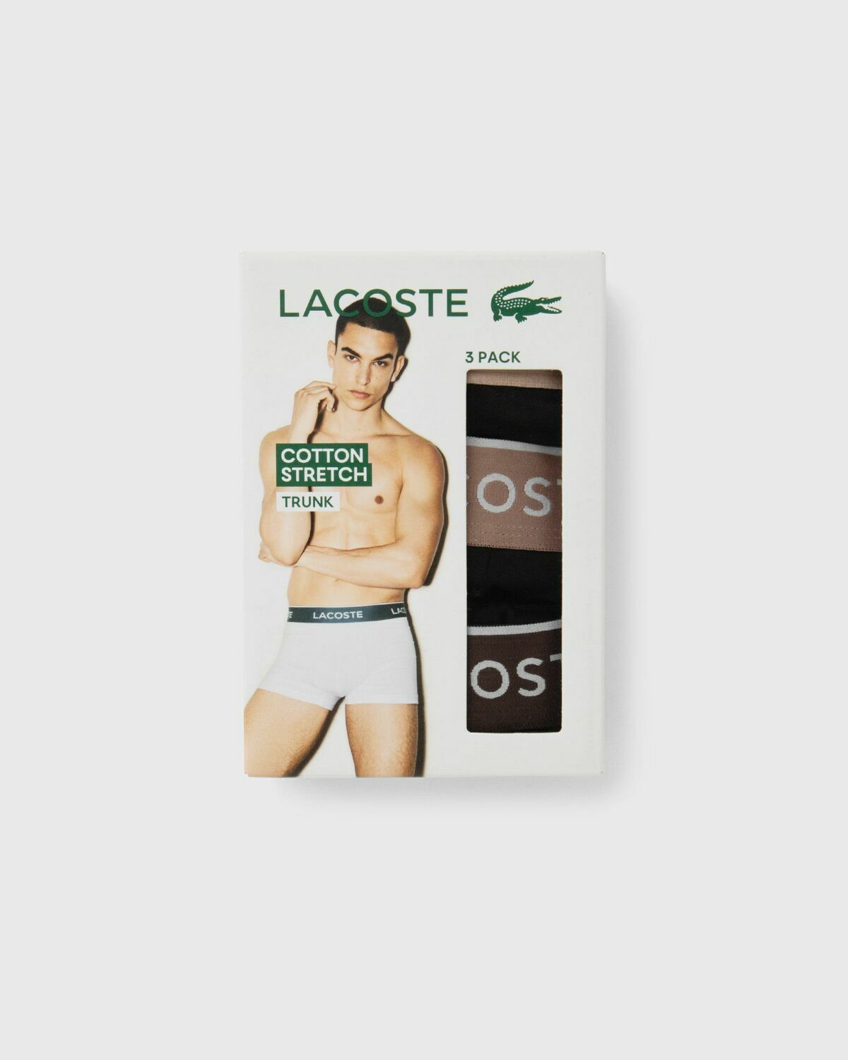 Lacoste Pack De 3 Boxers Courts Black Boxers & Briefs