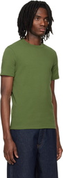 TOM FORD Green Cotton Crewneck T-shirt