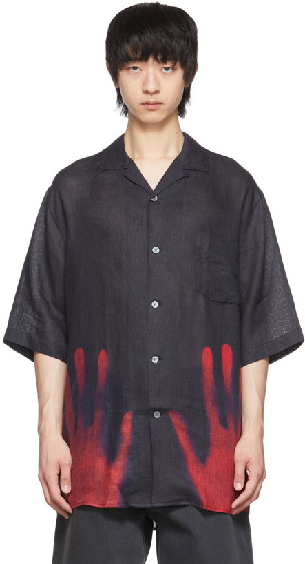 Photo: Acne Studios Black Linen Shirt