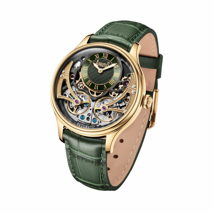 Photo: Arbutus Broadway Automatic Green Dial Mens Watch AR2404GGG